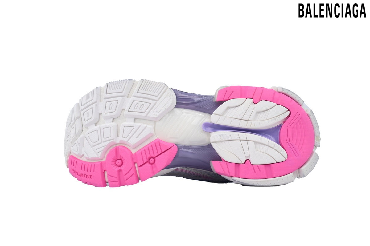 Balenciaga Runner men's shoes women sneakers ¨C White, Pink & Purple