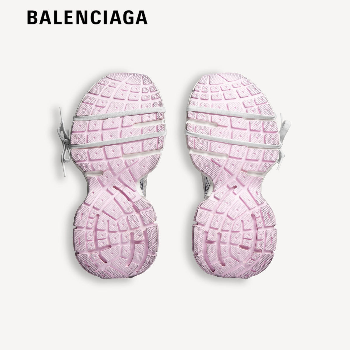Balenciaga 3XL Extreme Laces men's shoes women sneakers Silver Pink