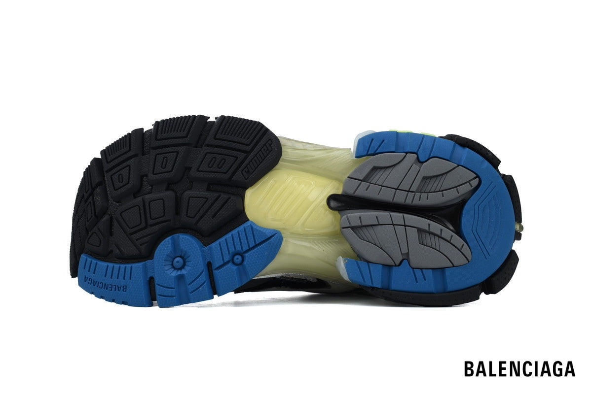 Balenciaga Runner men's shoes women sneakers ¨C Black, Green & Blue