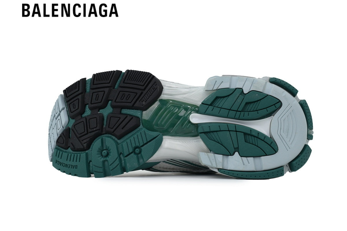Balenciaga Runner Sneaker ¡ª White Mesh, Grey & Black Synthetic Overlays