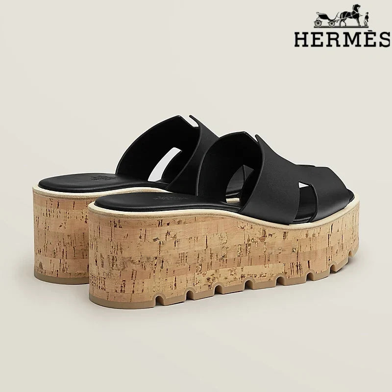 Herm¨¨s Eze Black Wedge Sandal