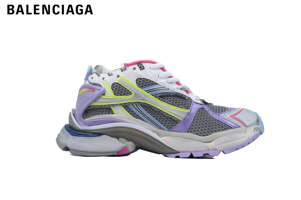 Balenciaga Runner men's shoes  women sneakers ¡ª Purple / Green / Pink