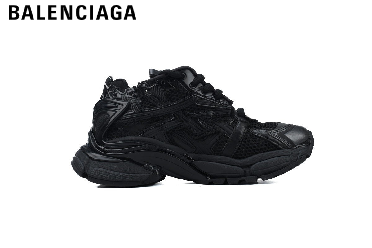 Balenciaga Runner men's shoes  women sneakers ¡ª Full Black
