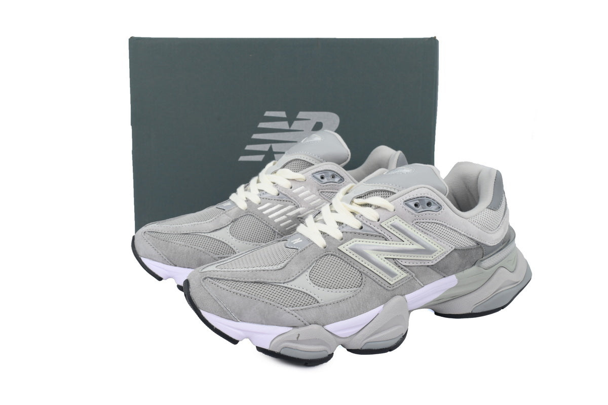 New Balance 9060 Women's & Men's Light Grey & Lilac Chunky Retro Sneakers