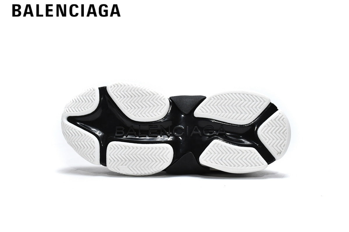 Balenciaga Triple S men's shoes  women sneakers ¡ª White, Grey & Black