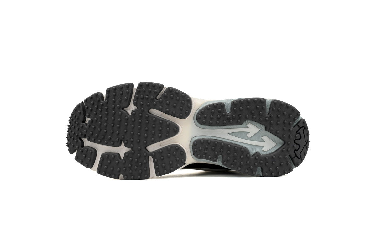Off-White Be Right Back Women's Men's Shoes | Black & Cream Mesh Retro Sneakers