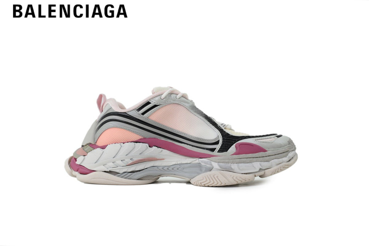 Balenciaga Cargo men's shoes  women sneakers ¡ª White, Pink & Burgundy