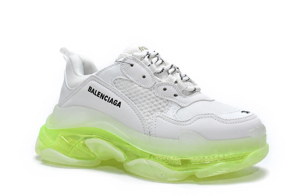 Balenciaga men's shoes Track Triple S Clear Sole Sneakers balenciaga runners White