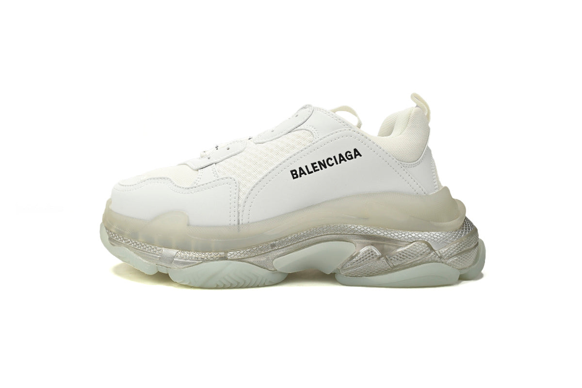 Balenciaga men's shoes Track  Triple S Clear Sole Sneakers balenciaga runners  White