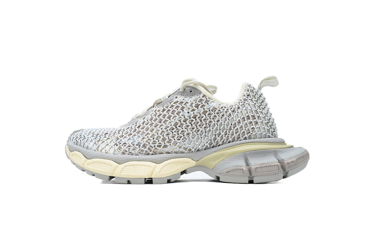 Balenciaga 3XL men's shoes Track Sneaker ¨C Low-Top Chunky Sole  balenciaga runners White