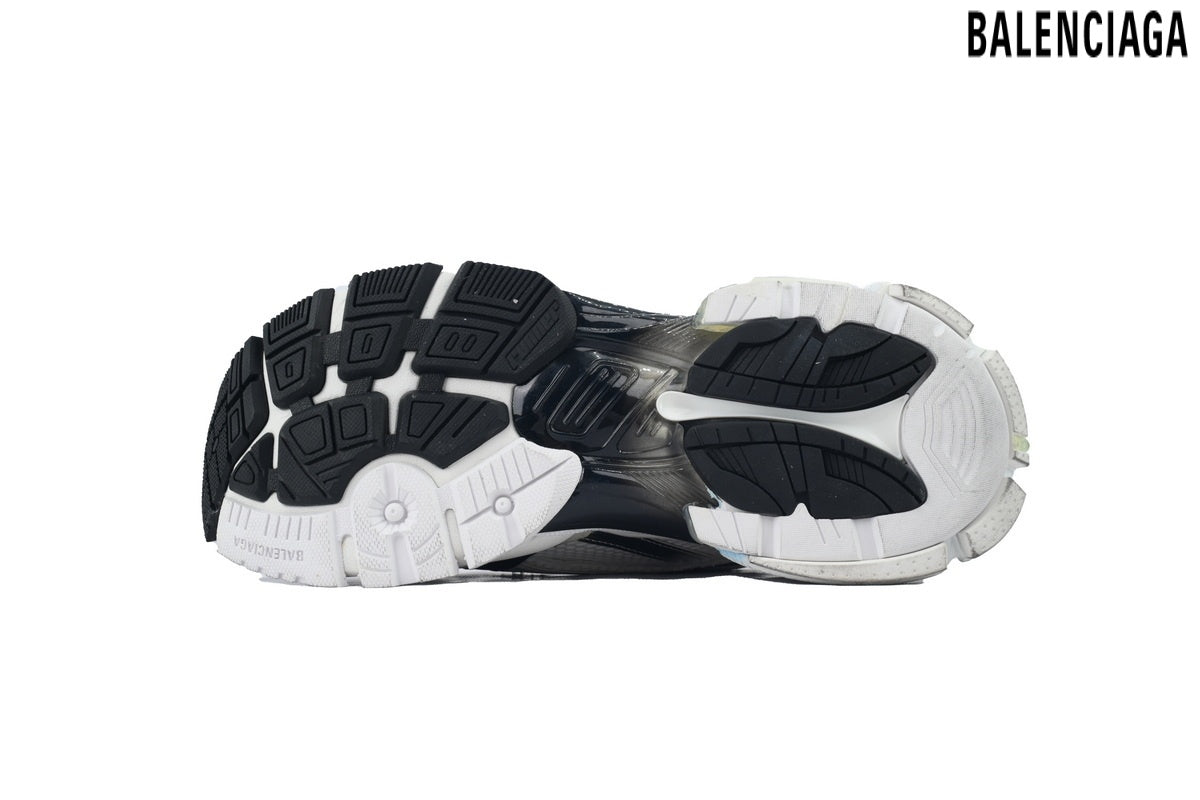 Balenciaga Runner men's shoes  women sneakers ¨C White & Black