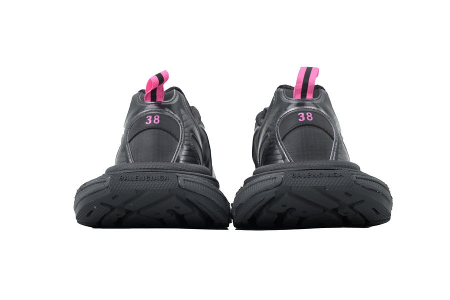Balenciaga 3XL  men's shoes Track Sneaker ¨C Low-Top Chunky Sole  Black and pink