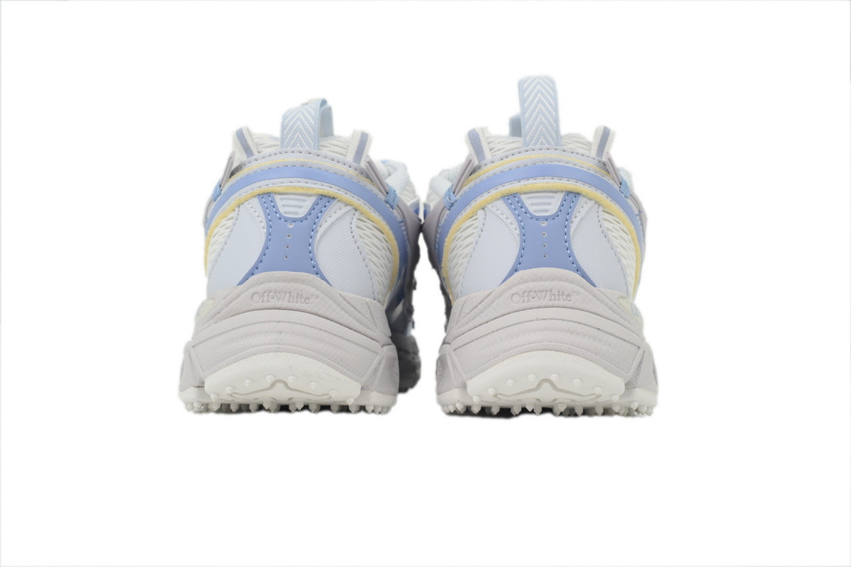 Off-White Be Right Back Women's Men's White & Pale Blue Chunky Sneakers
