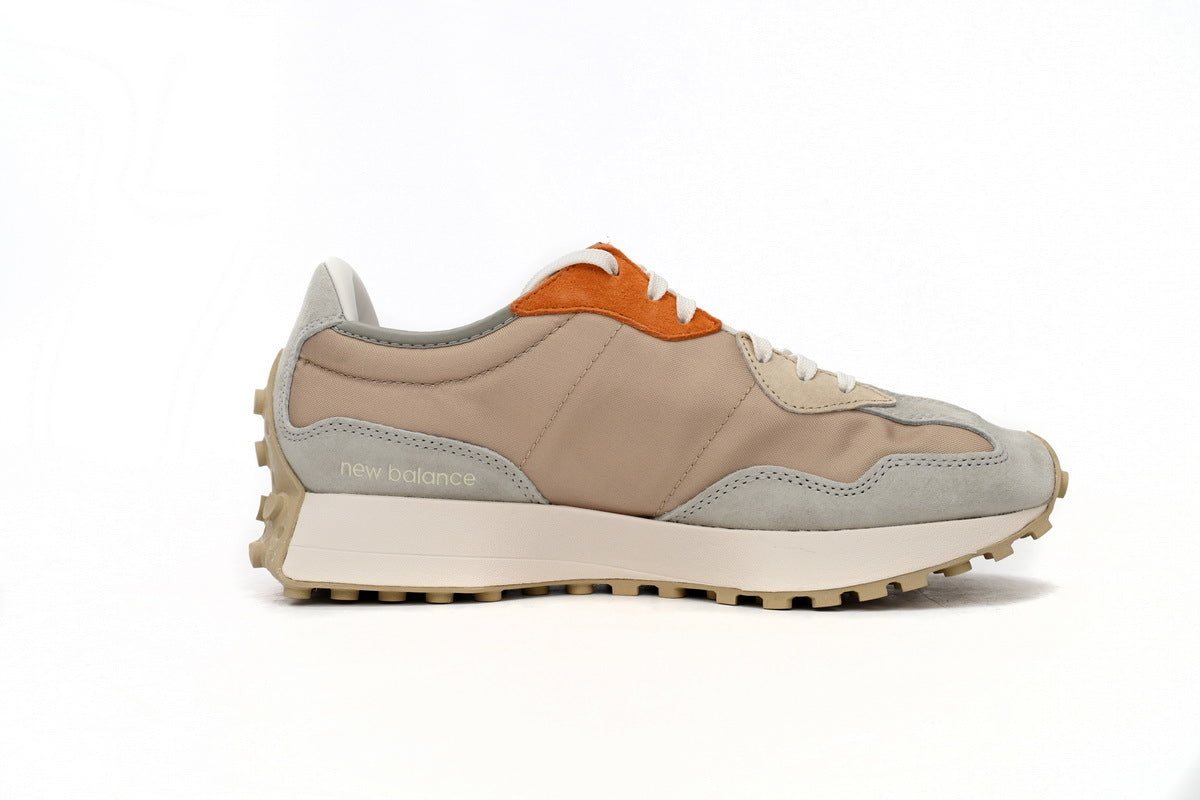 New Balance 327 Women's & Men's Retro Sneakers - Beige & Grey Colorblock