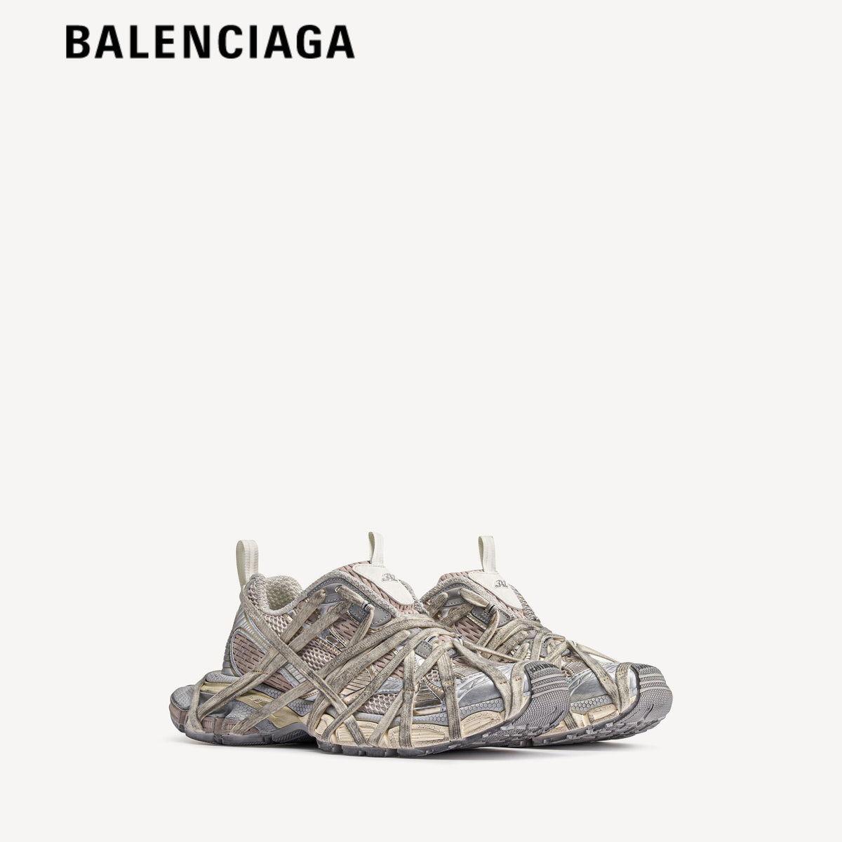 Balenciaga 3XL Extreme Laces Vintage men's shoes  women sneakers