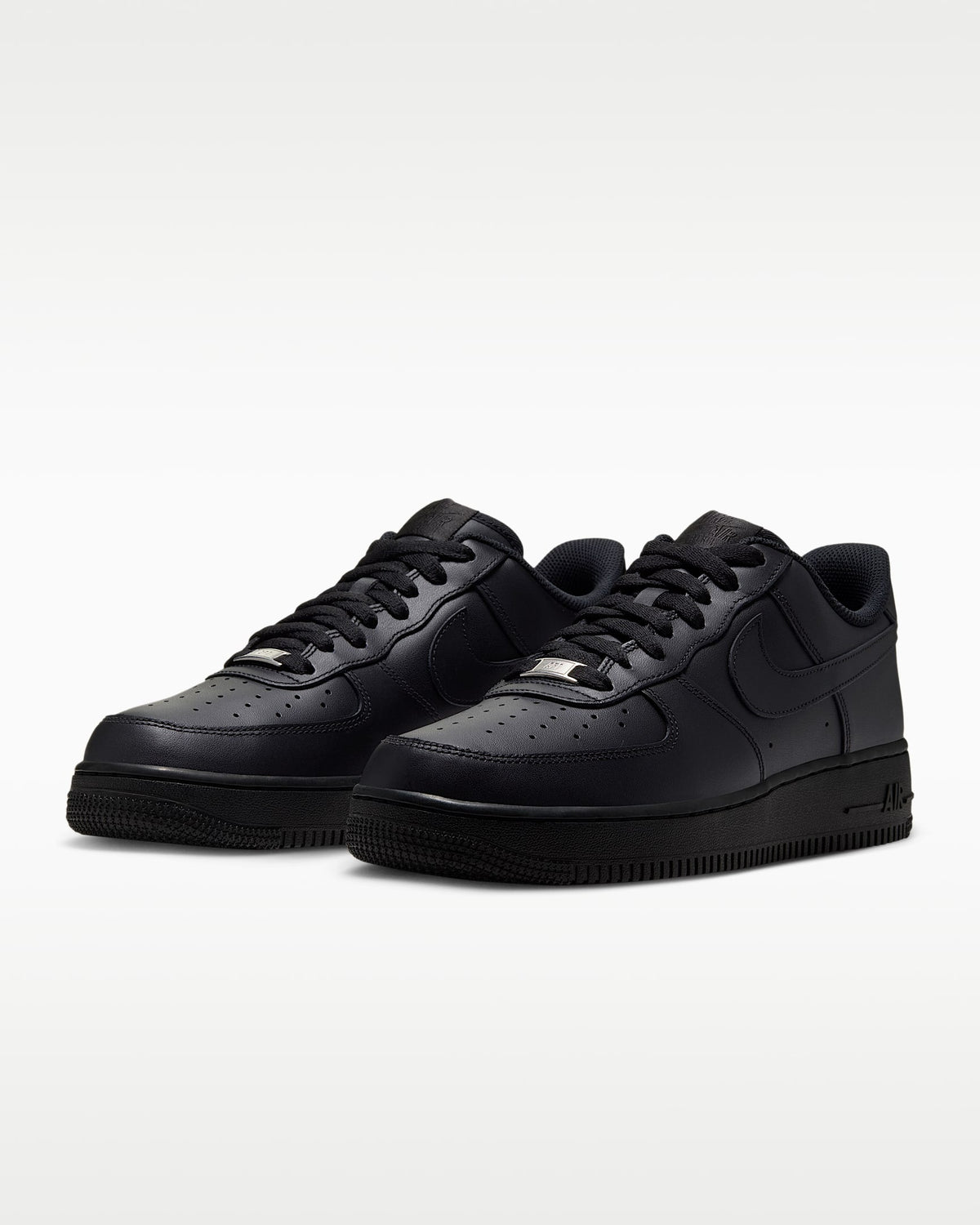 Nike Air Force 1 '07 Triple Black Sneakers mens low top shoes