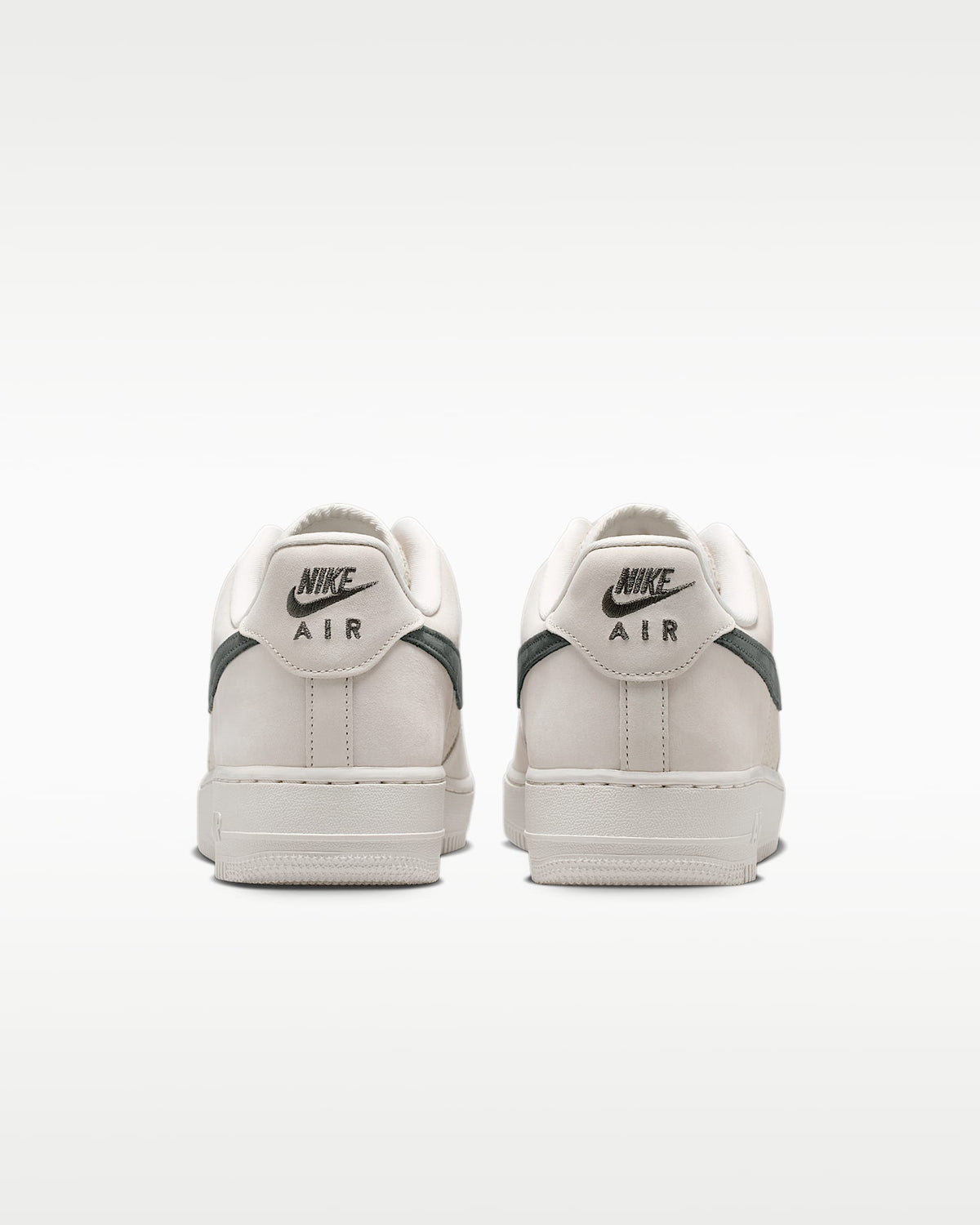 Nike Air Force 1 '07 Sail and Dark Green Mesh Sneakers mens low top shoes