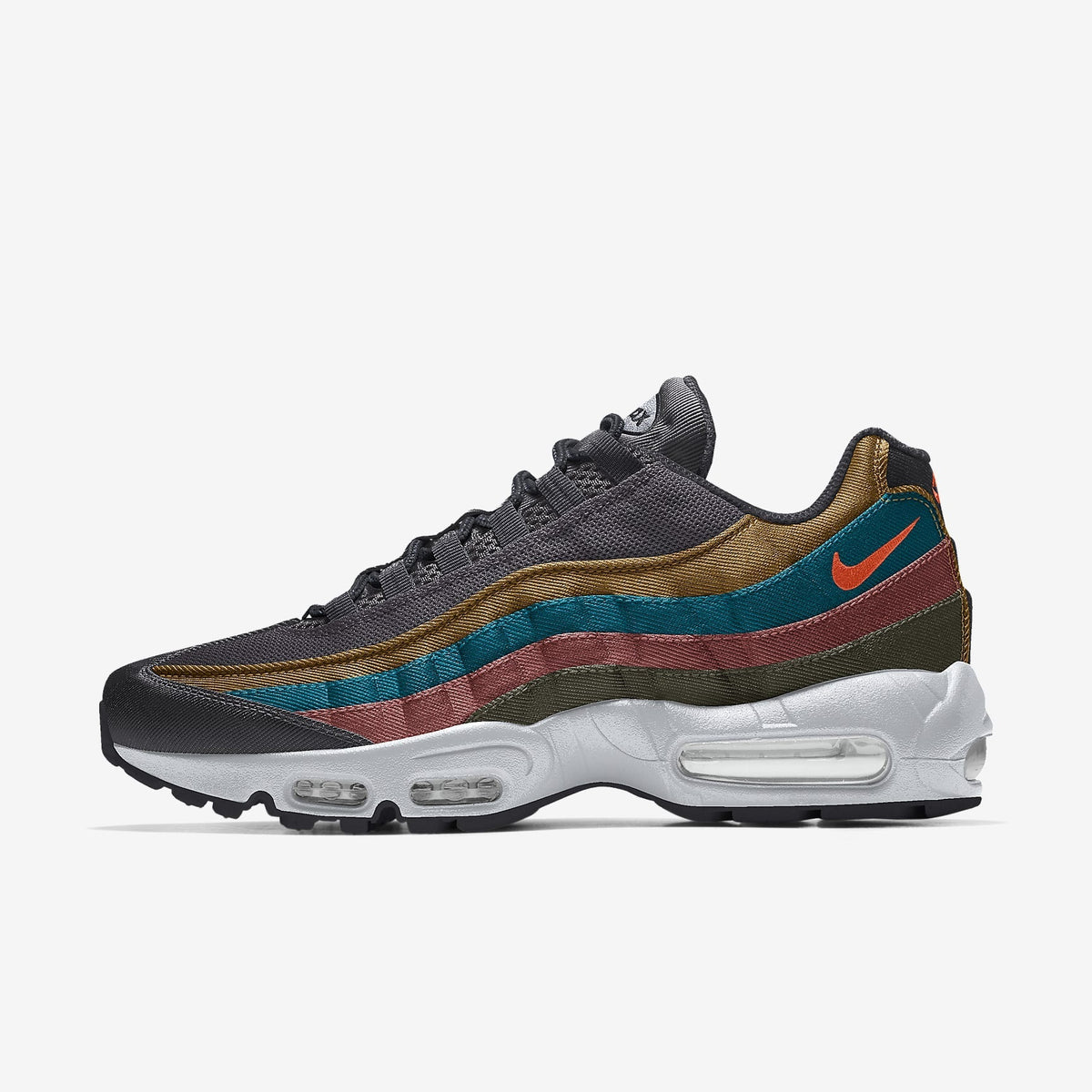 Nike Air Max 95 ¨C Multi-Color Mesh Athletic Sneakers