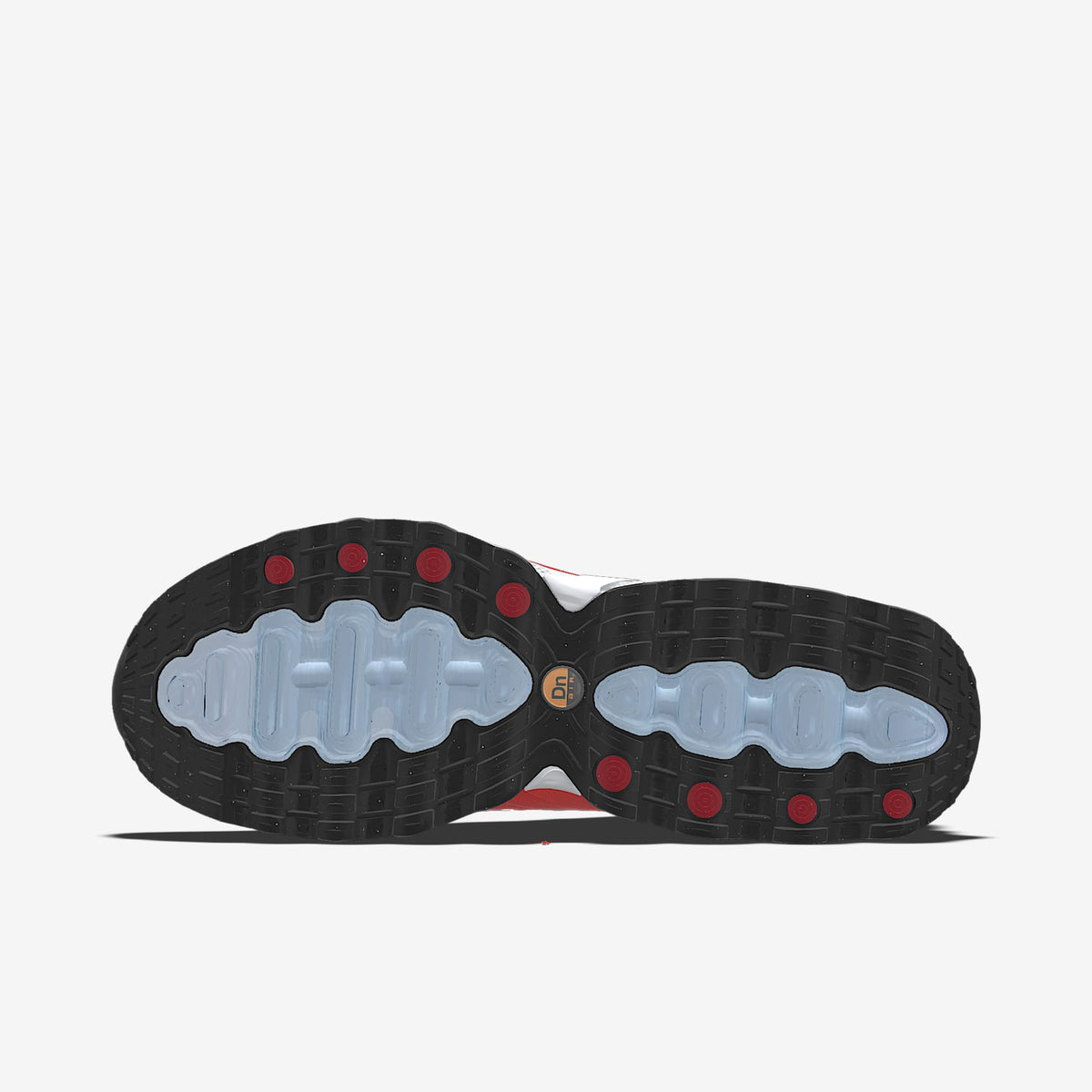 Nike Air Max DN By You ¨C Bright Red/Black/White Custom Sneaker