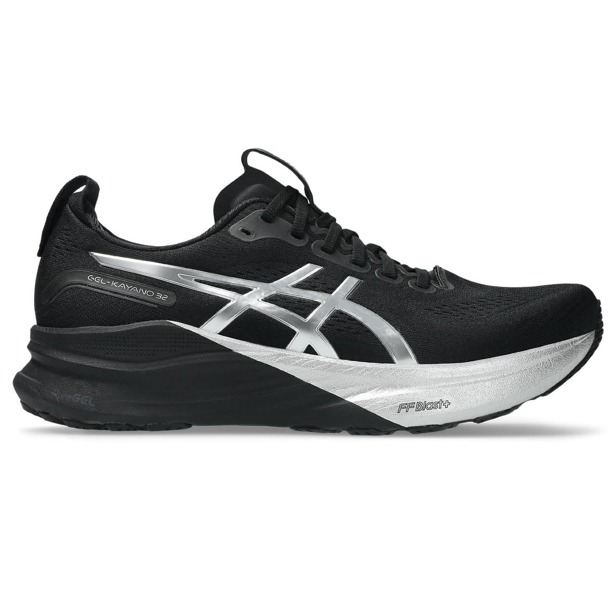 Asics  shoes  neutral running shoes mens  sneakers Gel-Kayano 32 Black / Metallic Silver