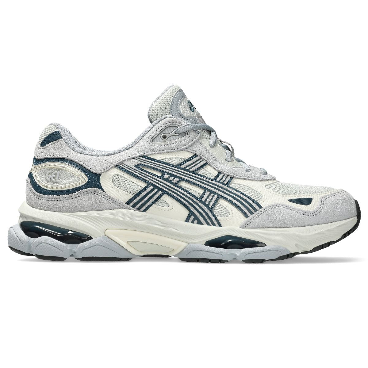 Asics womens shoes  neutral running shoes mens  sneakers Gel-NYC ¨C Cream/Light Grey/Teal Sneaker