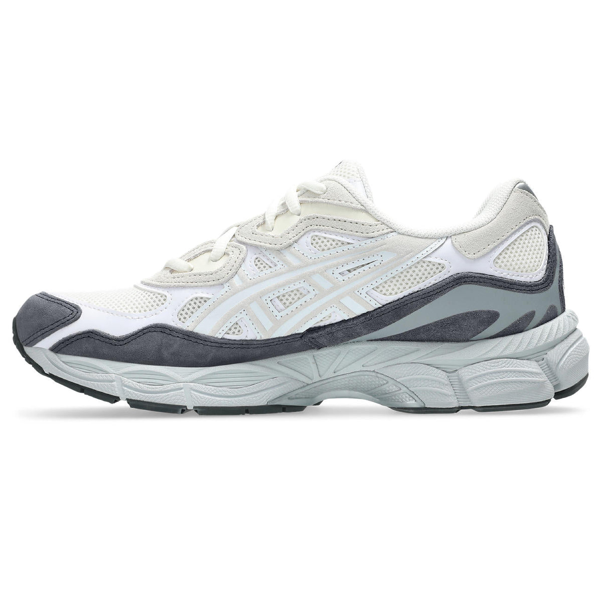 Asics womens shoes  neutral running shoes mens  sneakers Gel-NYC ¨C White/Cream/Dark Grey Sneaker