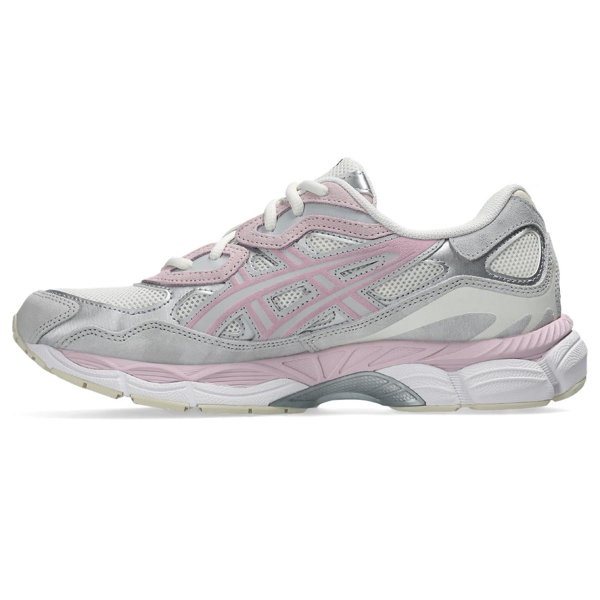 Asics womens shoes  neutral running shoes mens  sneakers Gel-NYC ¨C Silver/Light Pink Sneaker