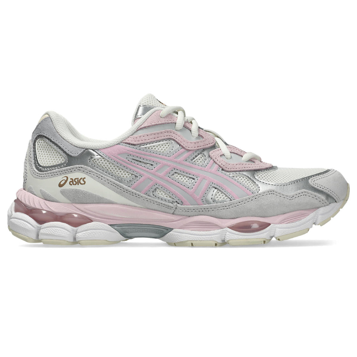 Asics womens shoes  neutral running shoes mens  sneakers Gel-NYC ¨C Silver/Light Pink Sneaker