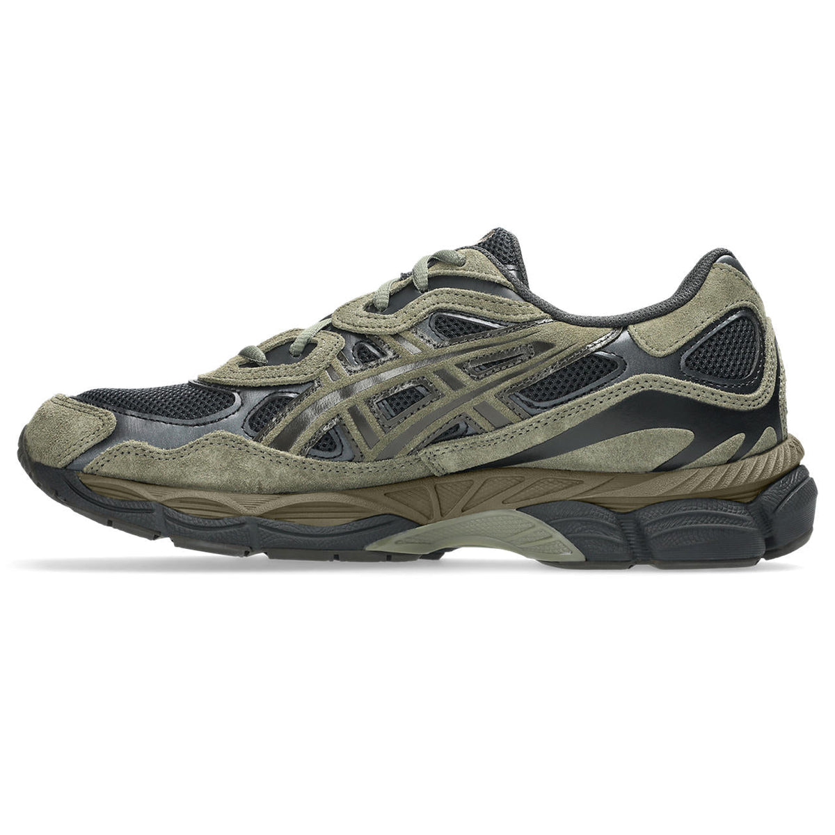 Asics womens shoes  neutral running shoes mens  sneakers Gel-NYC ¨C Olive/Black Sneaker