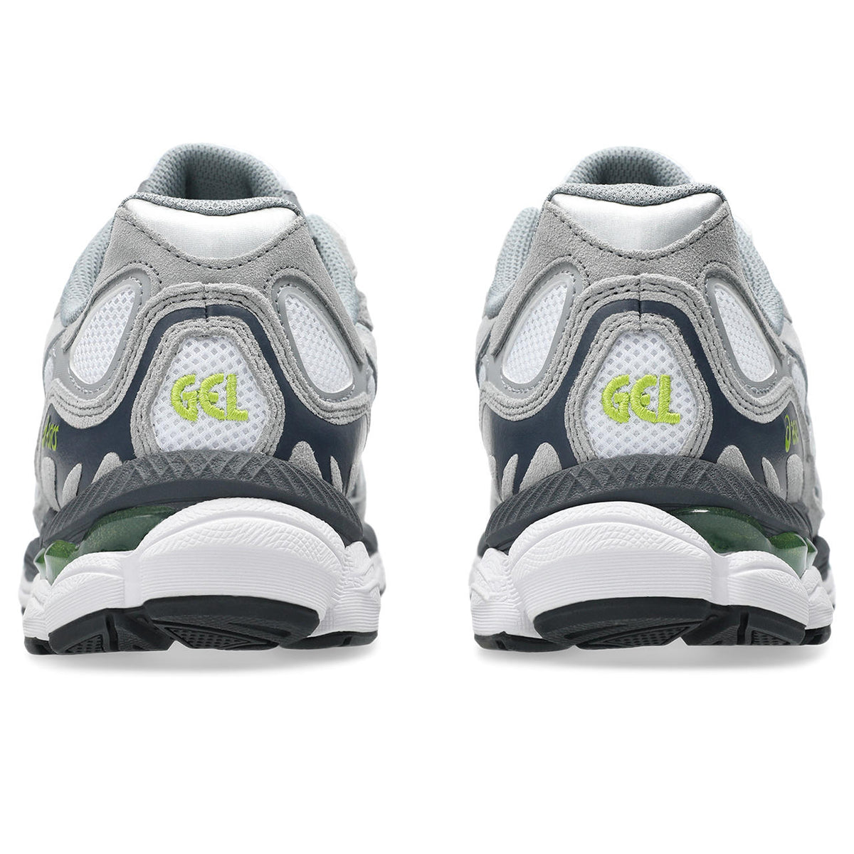 Asics womens shoes  neutral running shoes mens  sneakers Gel-Nimbus 24 ¨C White/Light Grey/Navy Sneaker
