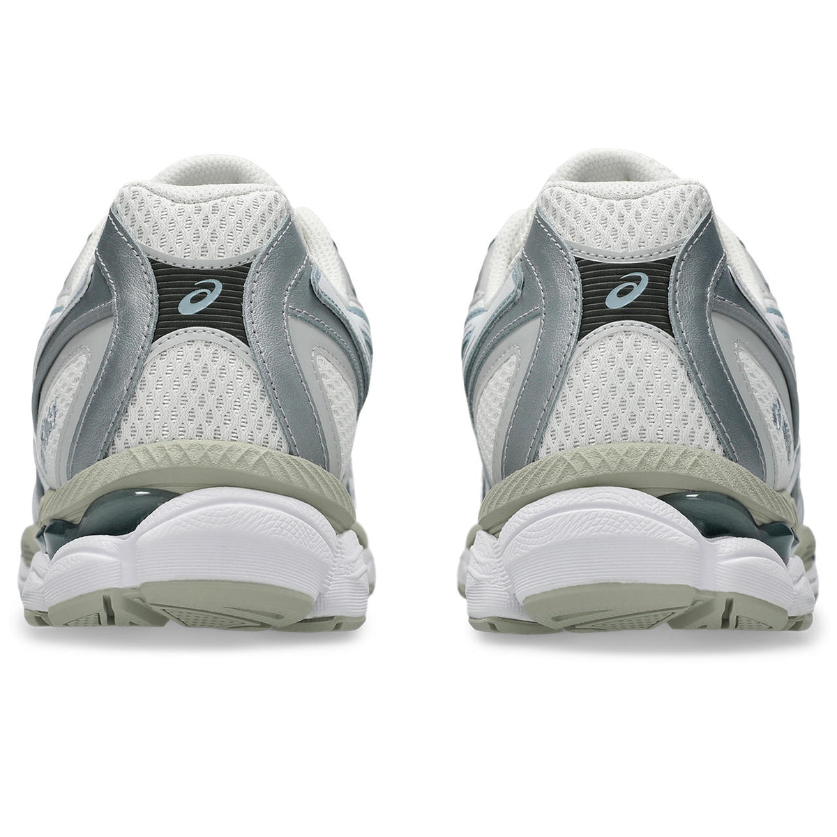 Asics womens shoes  neutral running shoes mens  sneakers Gel-Kayano 14 ¨C White/Silver/Light Blue/Olive Sneaker