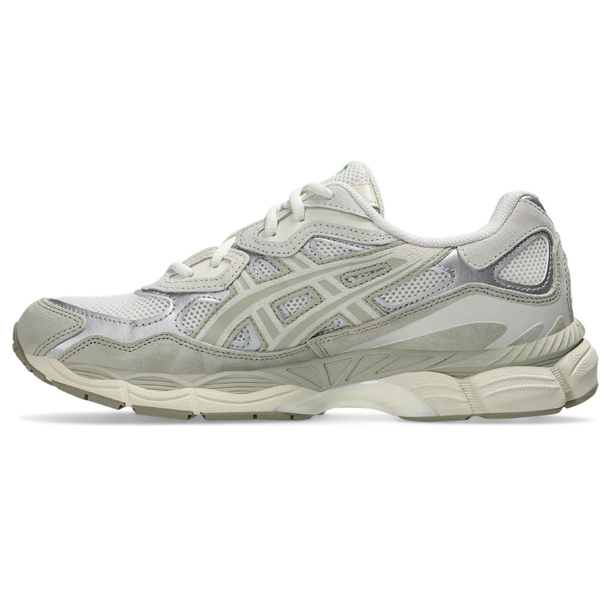 Asics womens shoes  neutral running shoes mens  sneakers Gel-Kayano 14 ¨C Off-White/Silver/Light Olive Sneaker