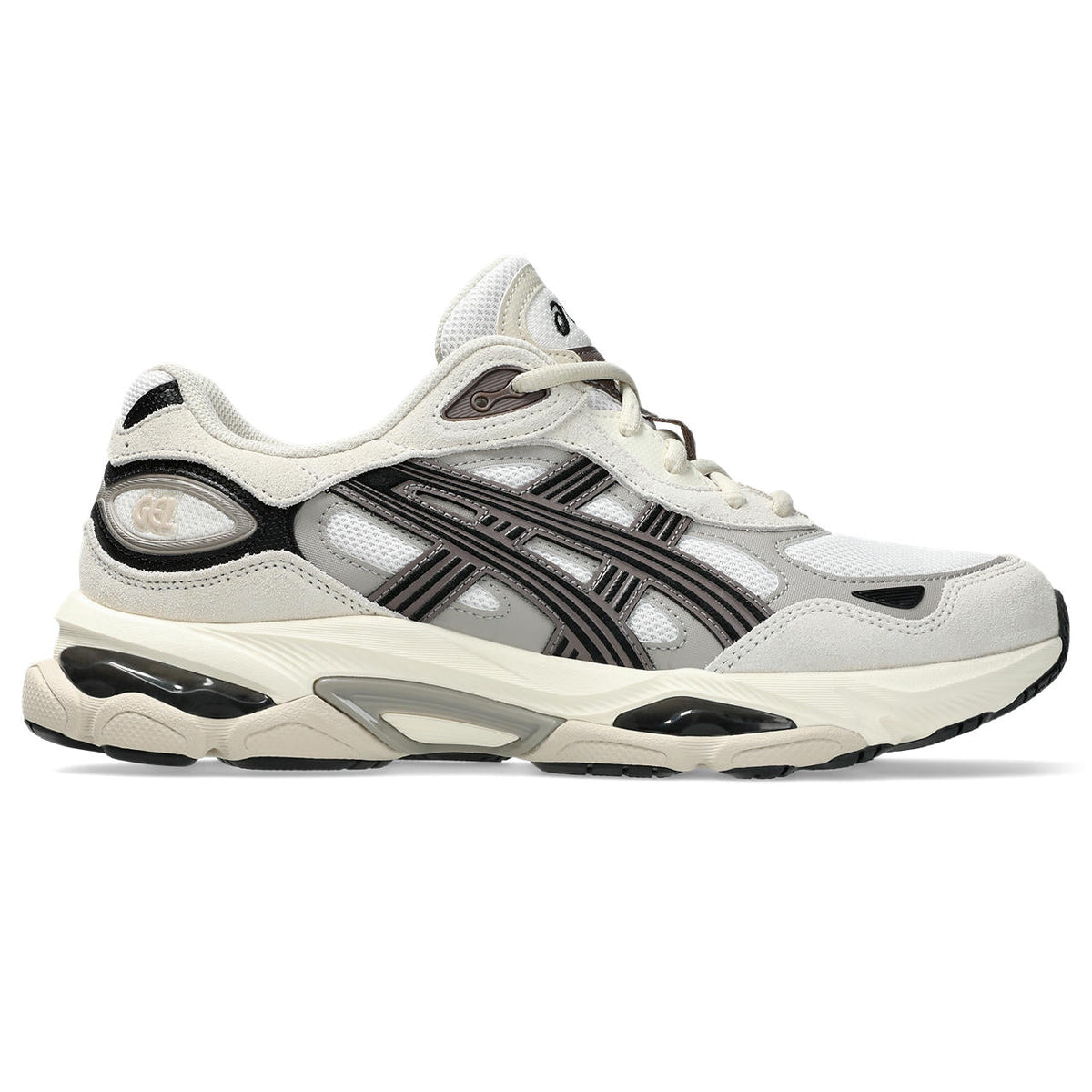 Asics womens shoes  neutral running shoes mens  sneakers Gel-Kayano 14 ¨C Off-White/Dark Brown/Black Sneaker