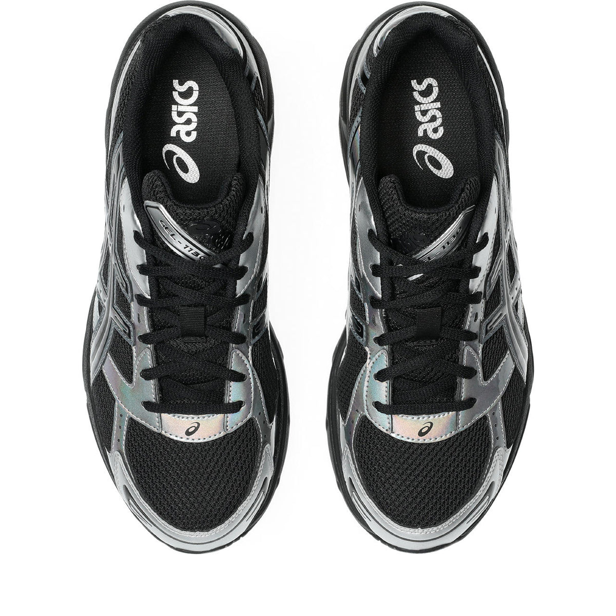 Asics womens shoes  neutral running shoes mens  sneakers Gel-1130 ¨C Black/Iridescent Silver Sneaker