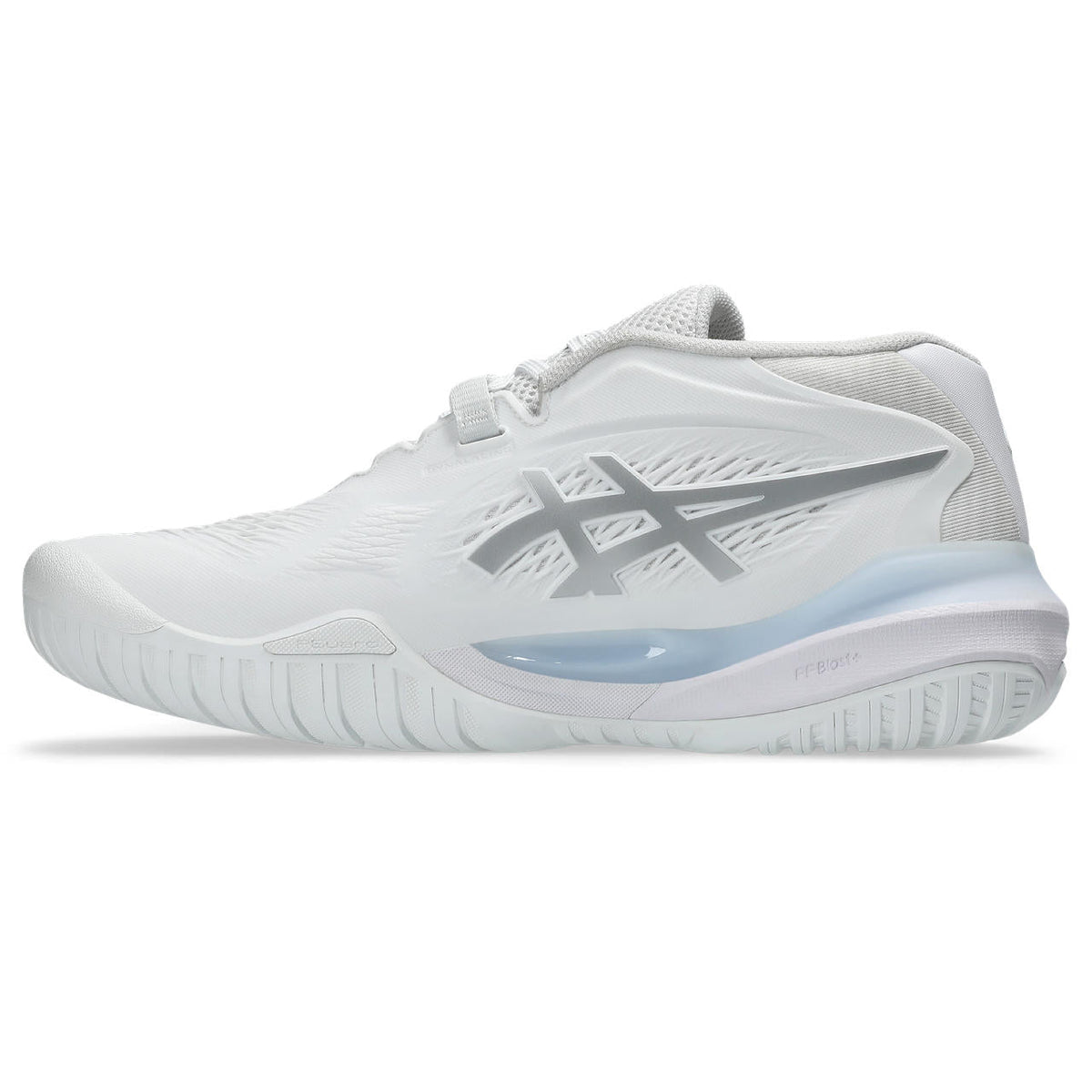 Asics womens shoes  neutral running shoes mens  sneakers Gel-Resolution ¨C White/Silver Tennis Sneaker