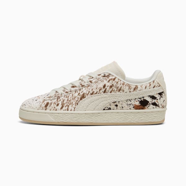 Puma Suede ¡ª Cream / Cow Print puma shoes for men  womens shoes  roma shoes