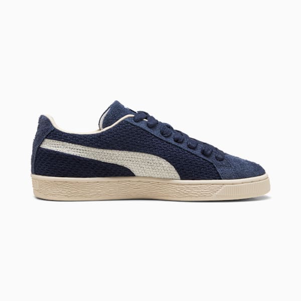PUMA Suede Classic Knit Navy-Off White puma shoes for men  womens shoes  roma shoes