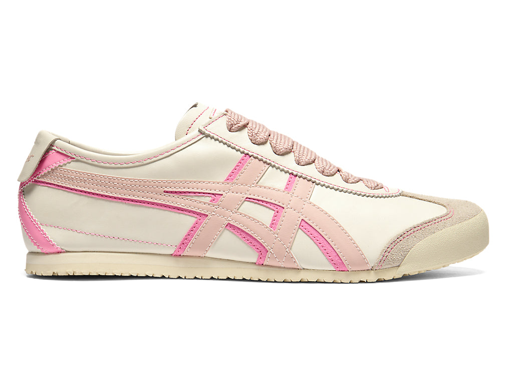 Onitsuka Tiger Mexico 66 Unisex Sneakers ¨C Cream / Pink running shoes women asics mens shoes