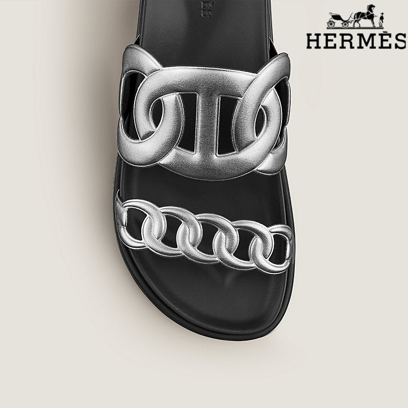Herm¨¨s Extra Silver Sandal