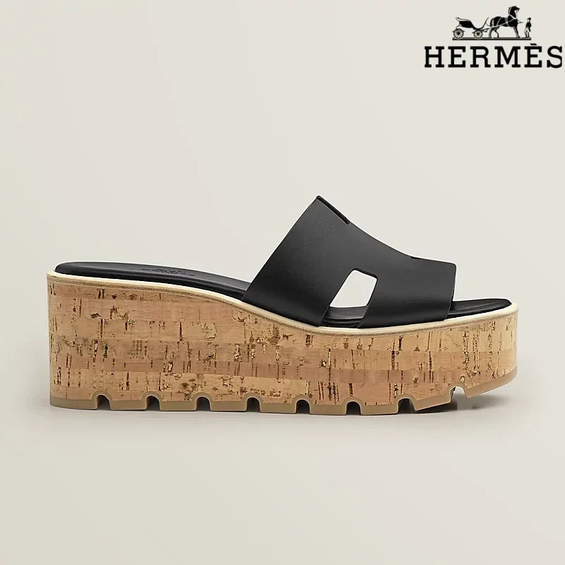 Herm¨¨s Eze Black Wedge Sandal