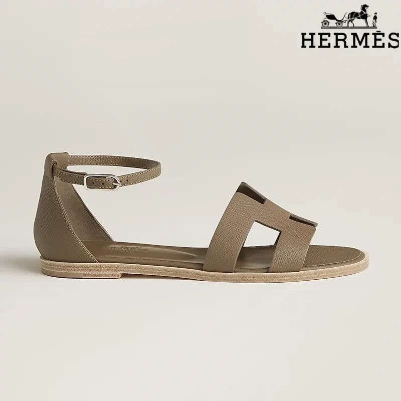 Herm¨¨s Santorini Taupe Flat Sandals