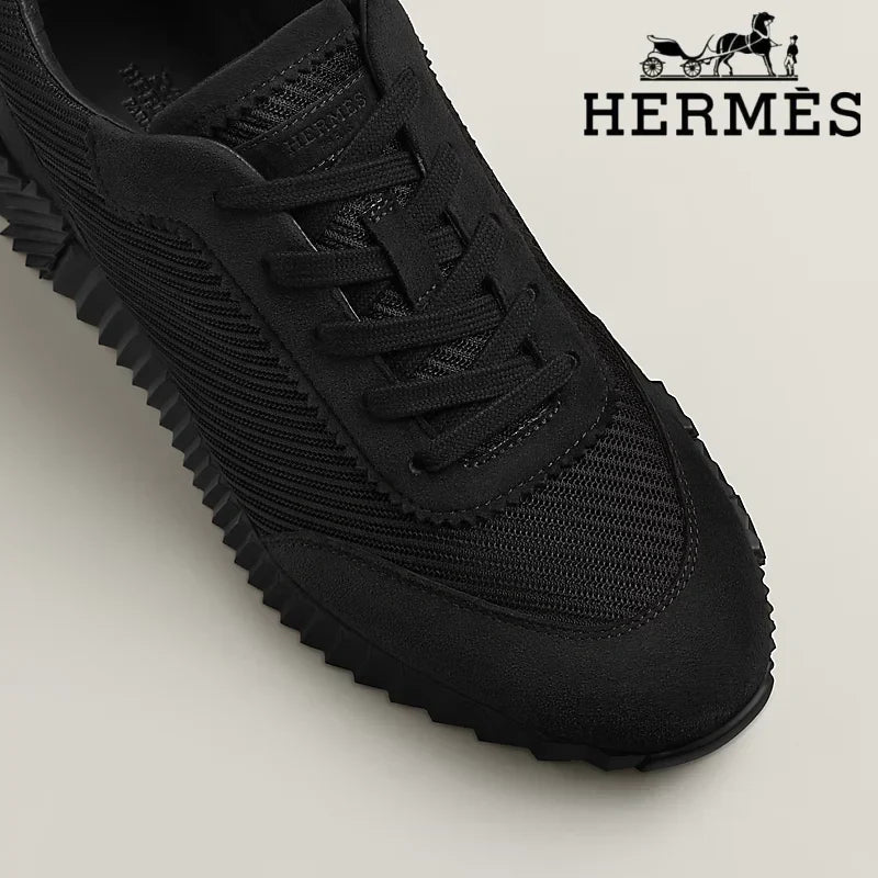 Herm¨¨s Bouncing Black Sneaker