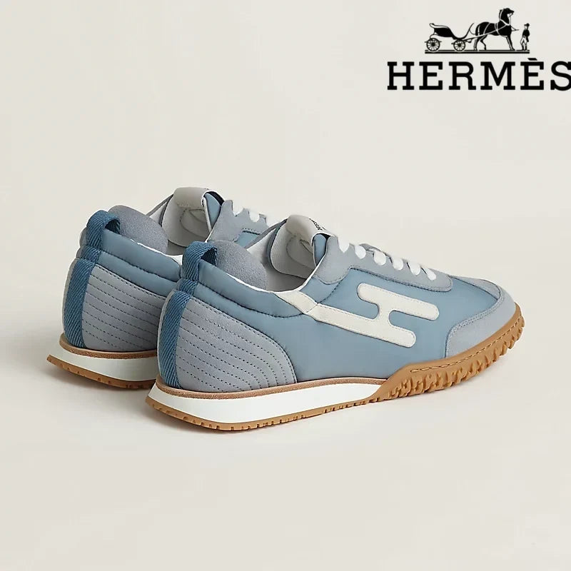 Herm¨¨s Jet Sneaker in Bleu Poudre