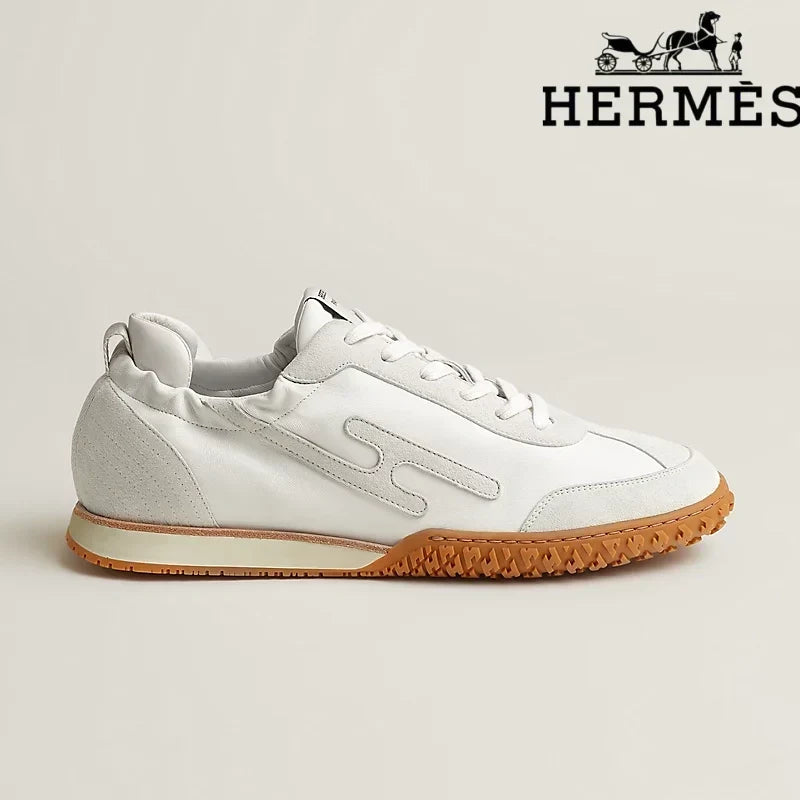 Herm¨¨s Jet Sneaker in Blanc