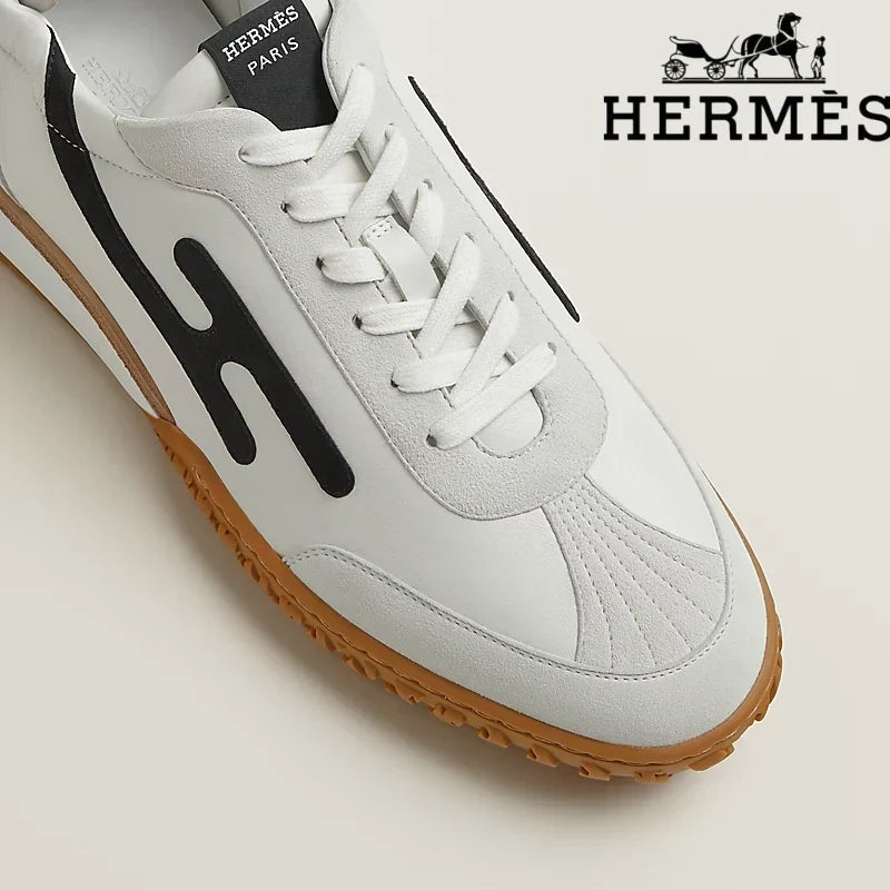 Herm¨¨s Jet Sneaker in White and Black