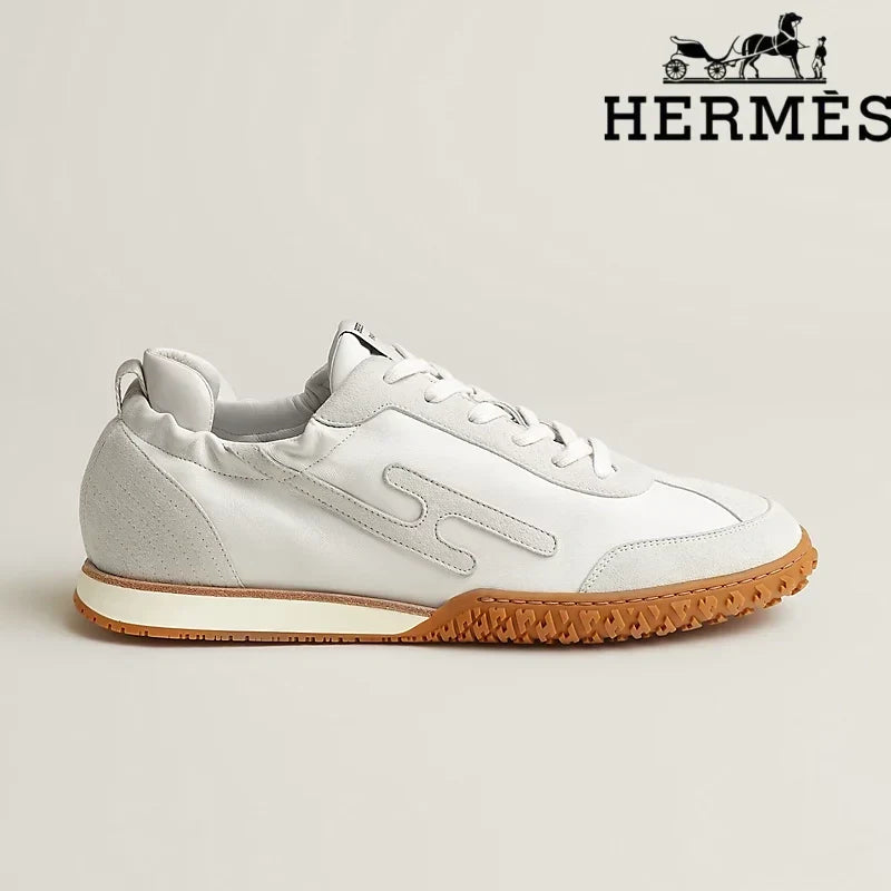 Herm¨¨s Jet Sneaker in Blanc