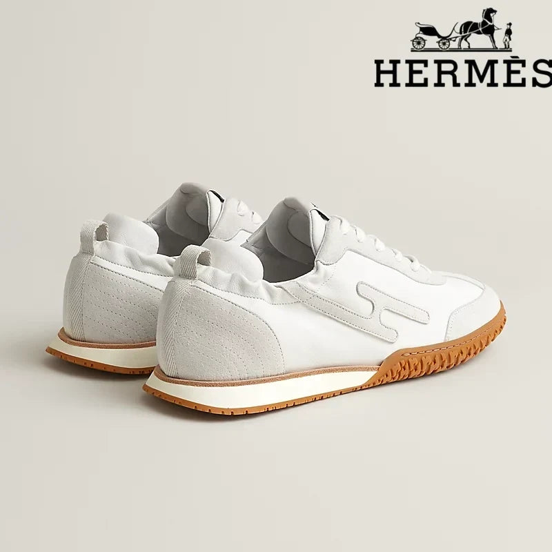 Herm¨¨s Jet Sneaker in Blanc