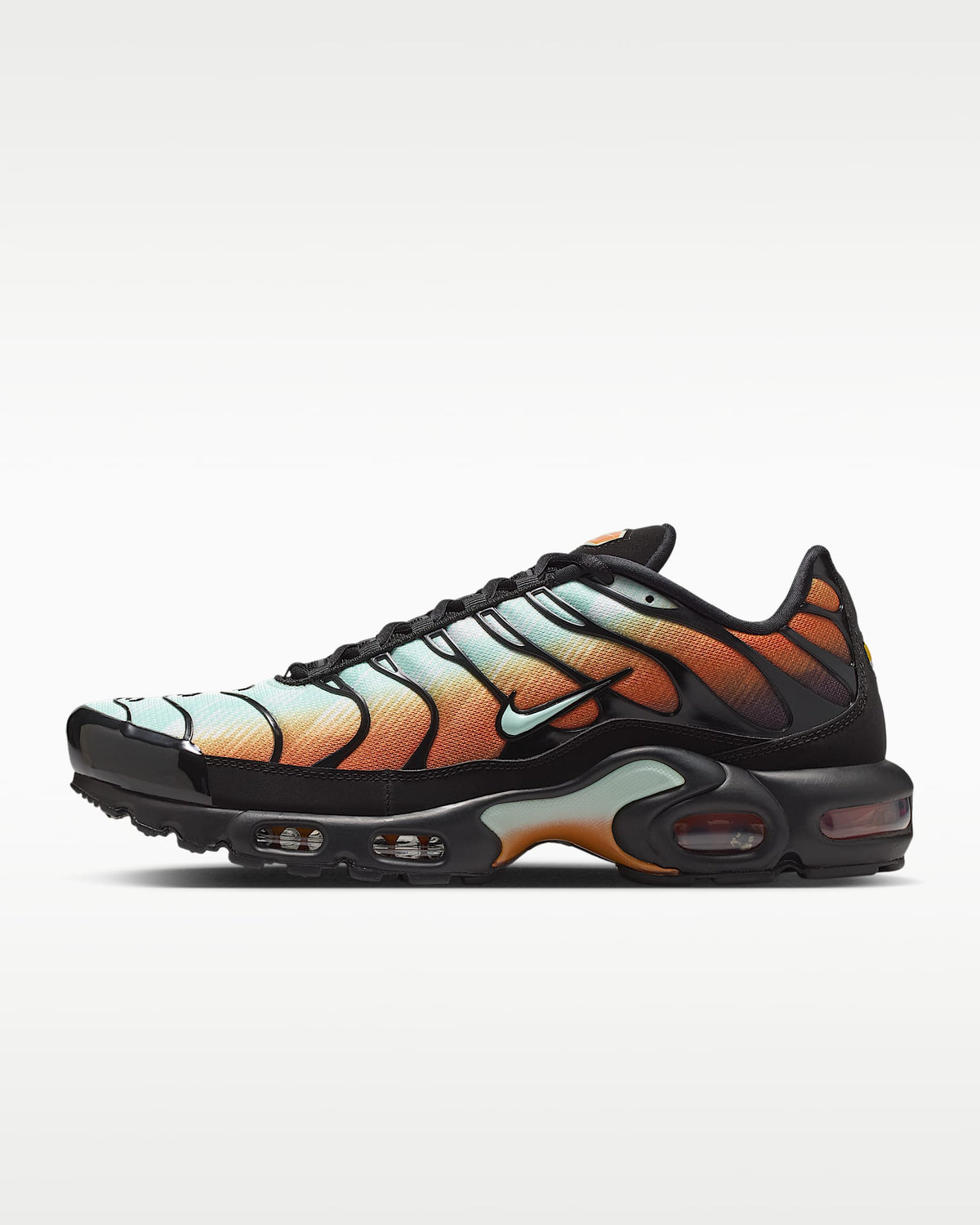 Nike Air Max Plus ¨C Black/Tiffany Blue/Orange Gradient Sneaker