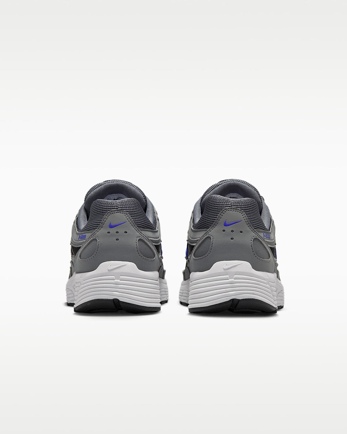 Nike P-6000 ¨C Grey / Black / Blue Mesh Athletic Sneakers