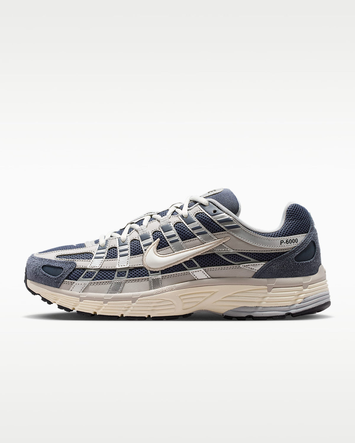 Nike P-6000 ¨C Navy / Beige / Grey Mesh Athletic Sneakers
